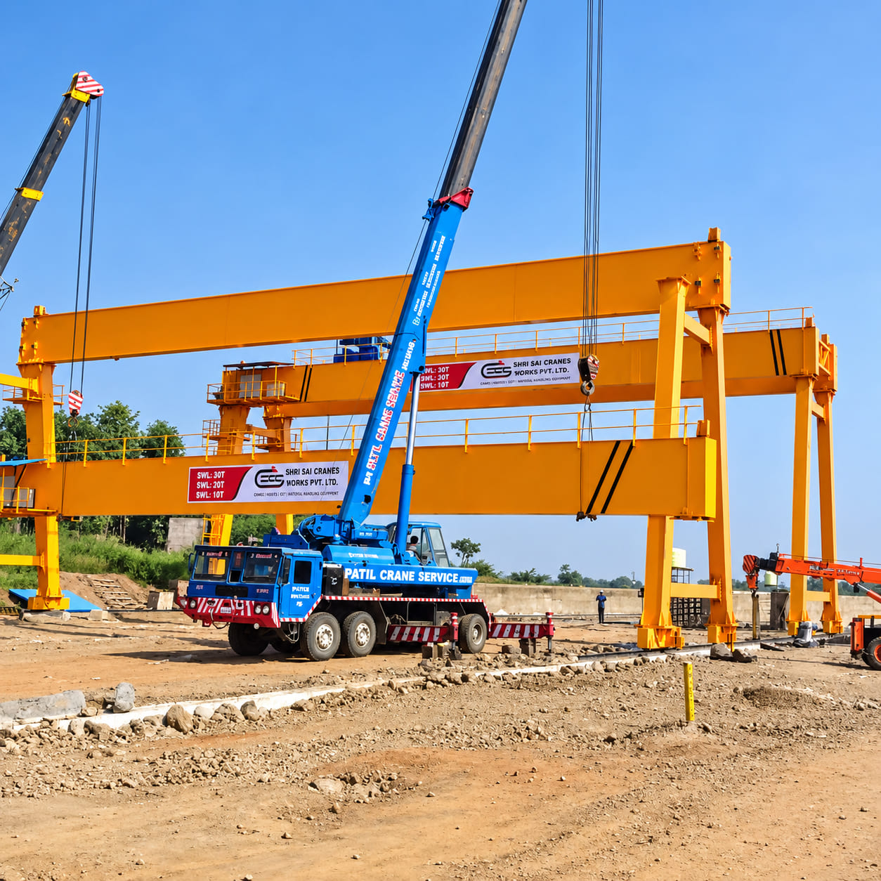 Shri Sai Cranes manufacturing facility