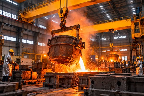 Industrial lifting solutions for foundries